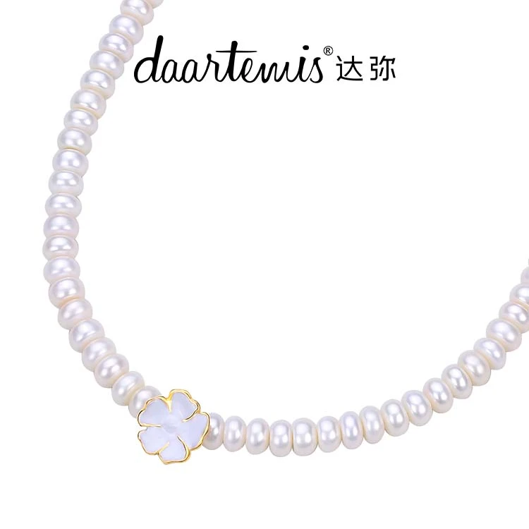 DAARTEMIS 合金项链 蔷薇系列花朵款CHOKER-单串简约时尚