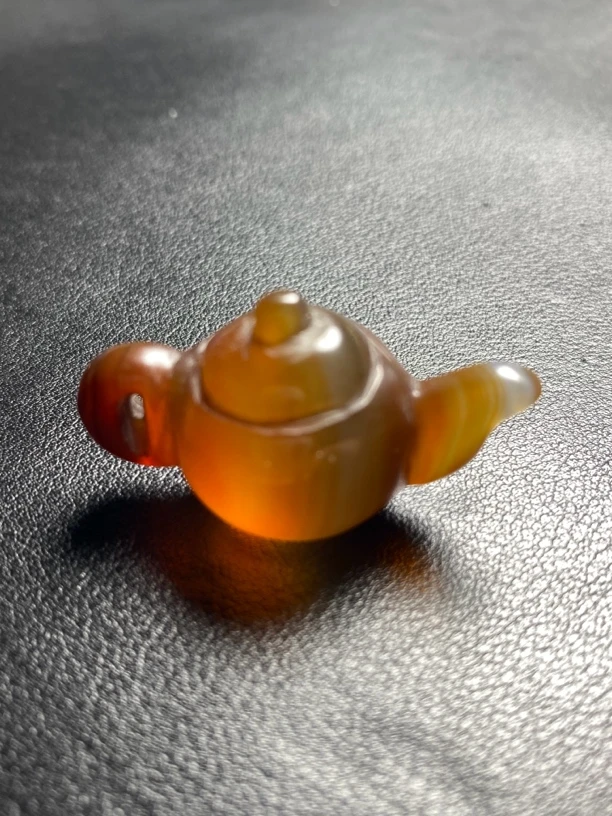 清仓天然老玛瑙把把壶挂件把件明清珠宝手工精雕时尚复古个性吊坠