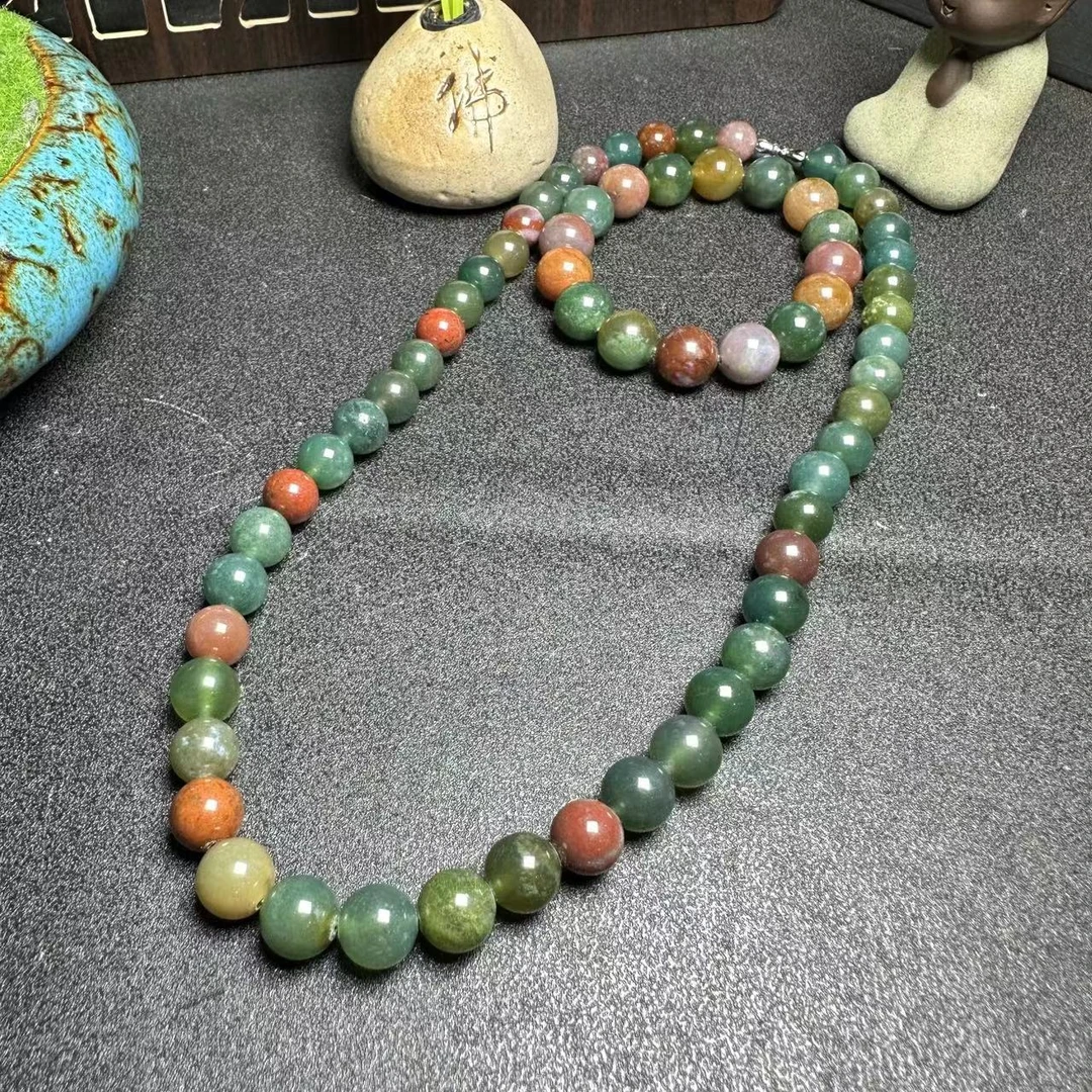 S1866+S6046【福嘟嘟珠宝】血灵草玛瑙项链+手串-多样性发一件