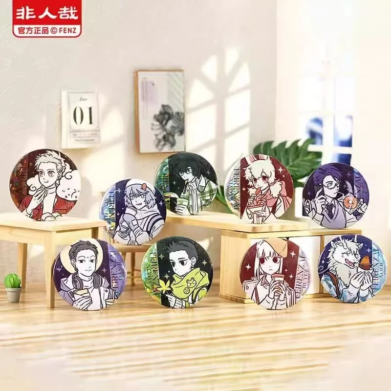 【非人哉通勤日常系列徽章】正版马口铁盲盒二次元动漫周边吧唧谷子