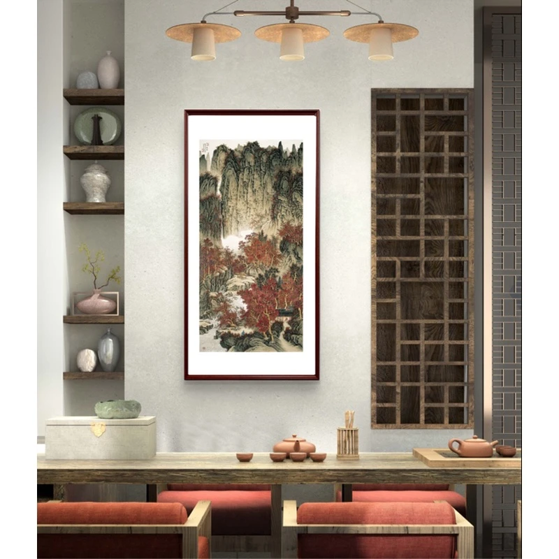 【太行深秋】茶室客厅书房室内装饰挂画