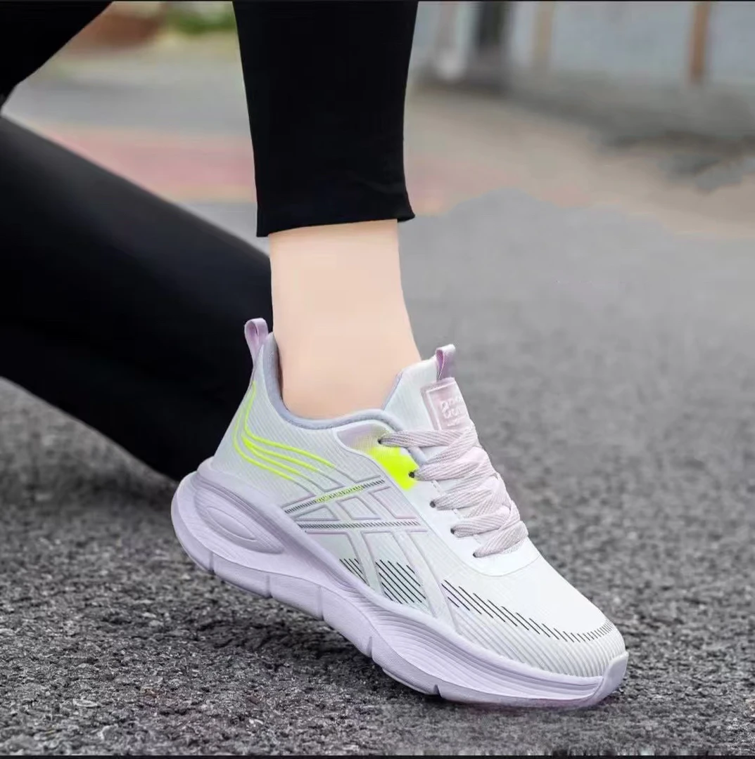 86150女鞋时尚休闲鞋健步鞋百搭舒适女士跑步轻便软底(加绒)