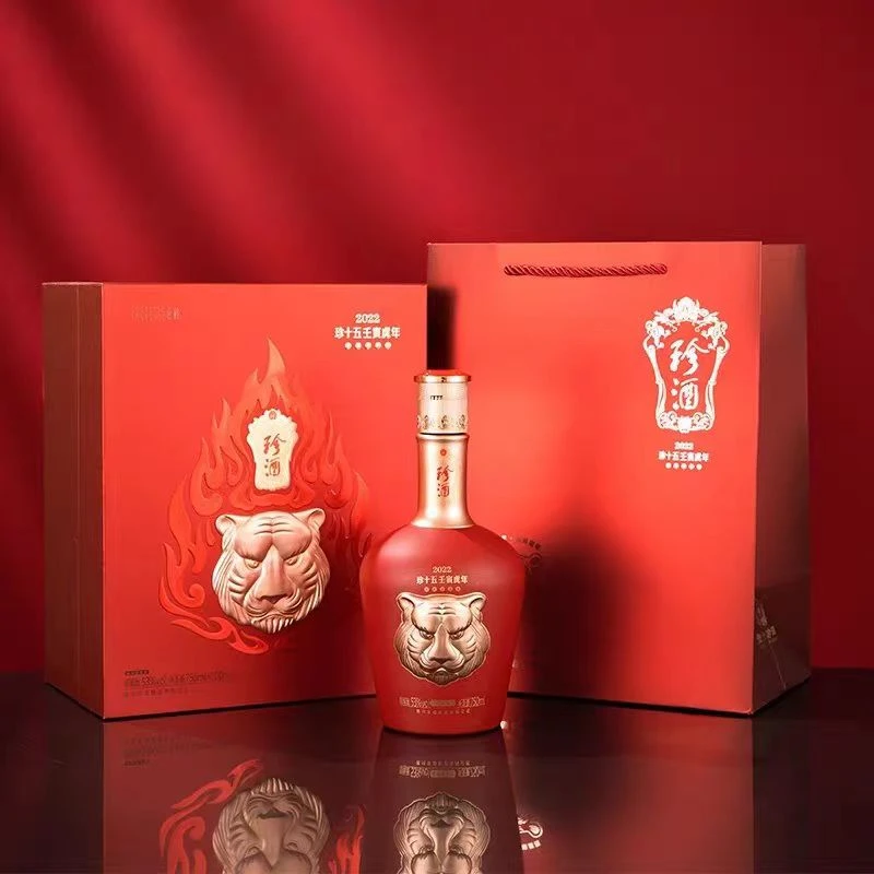 珍酒珍十五虎虎声威 酱香型白酒53度750ml+100ml