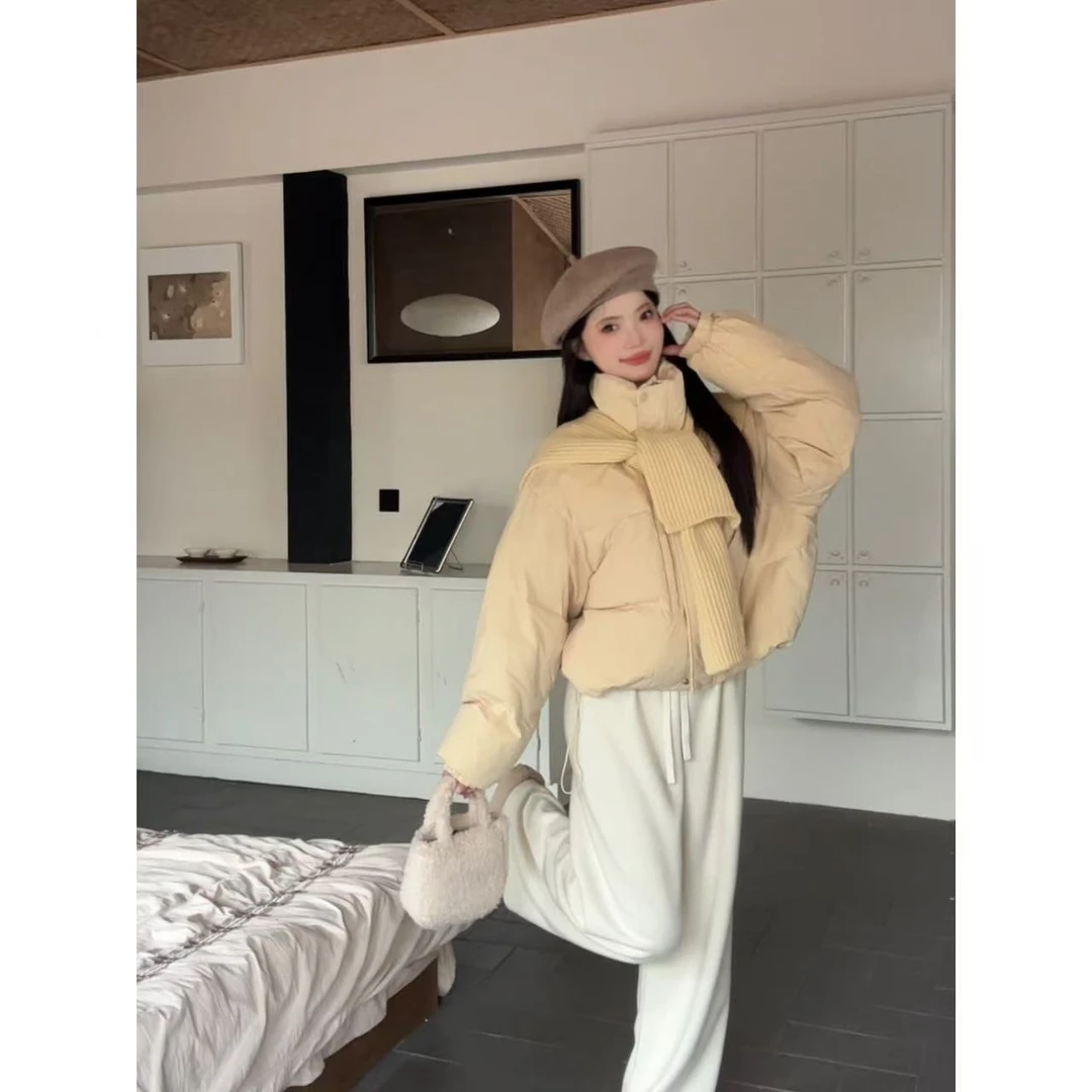 【欧阳喜OYANXI】设计感糖果色宽松短款羽绒服WJZZ花花