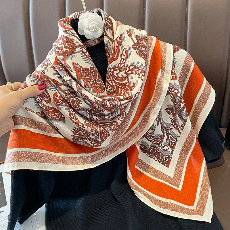 长安月好90*90cm气质百搭丝巾四季通用时尚长大气1~3左右误差