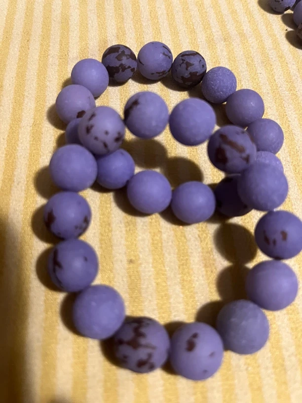 菩提根珠子 原珠原果紫色手串一条 福利款 随机发