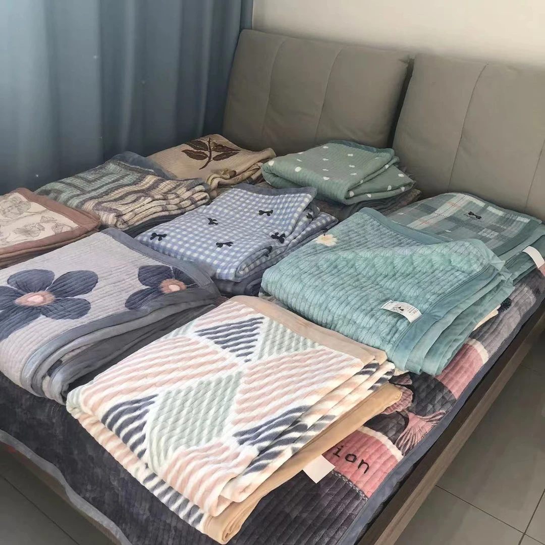 【孤品清】直播专用床盖±5厘米误差凉席被子纱布枕套毛巾床品套件