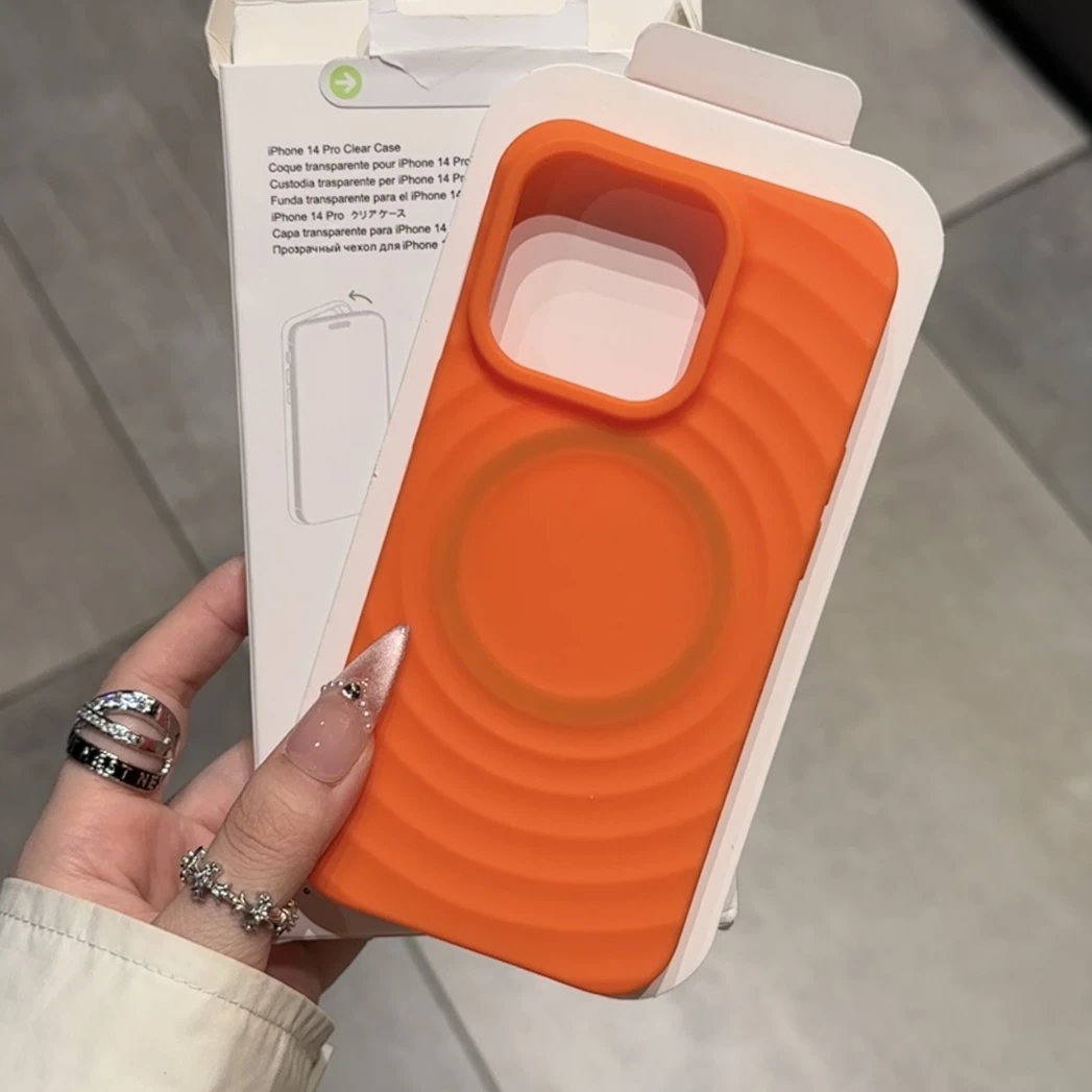 奥菲顿太阳磁吸壳适用苹果iPhone13/14/15/16pro手机壳11男女xr套