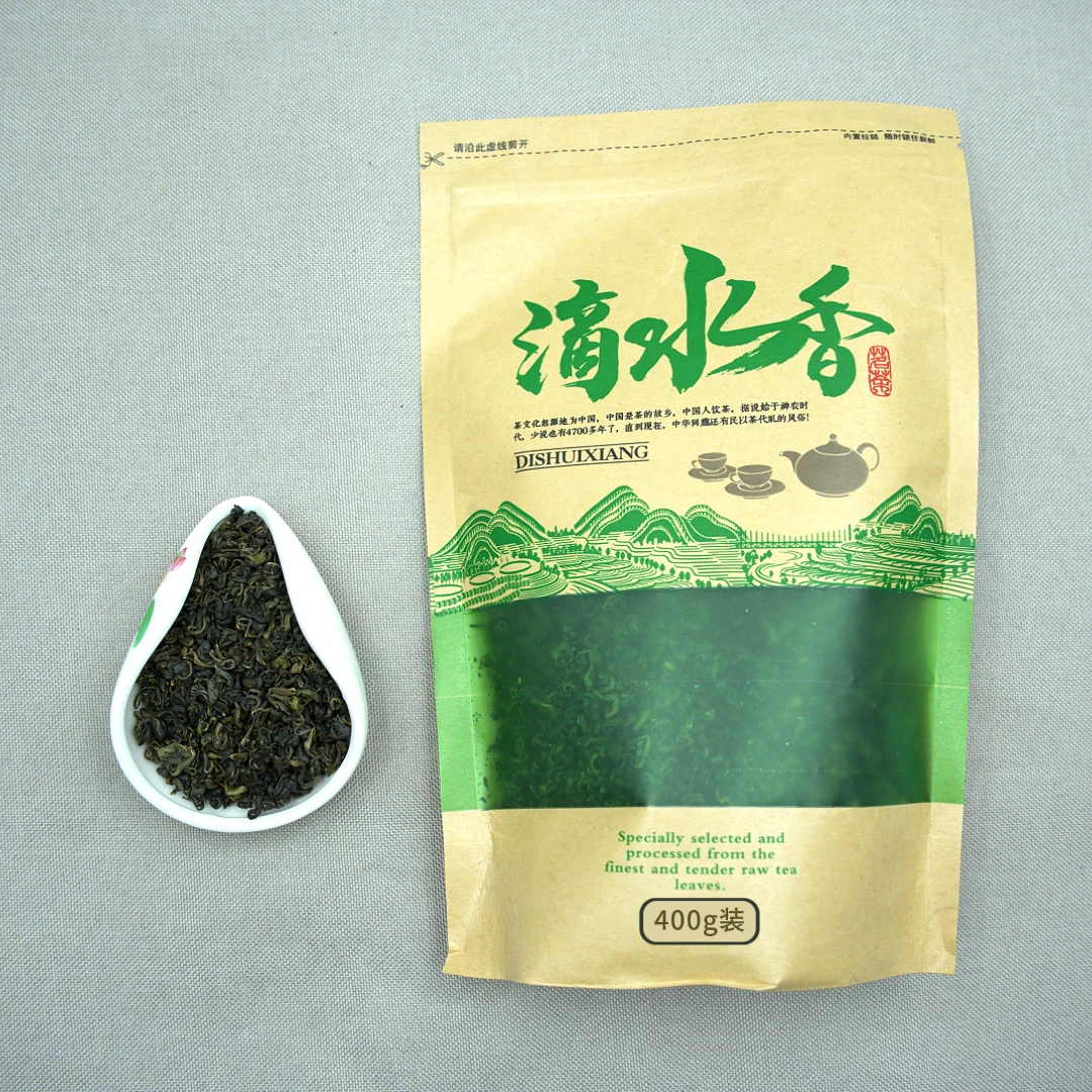 高山绿茶，滴水香400g（简包装）