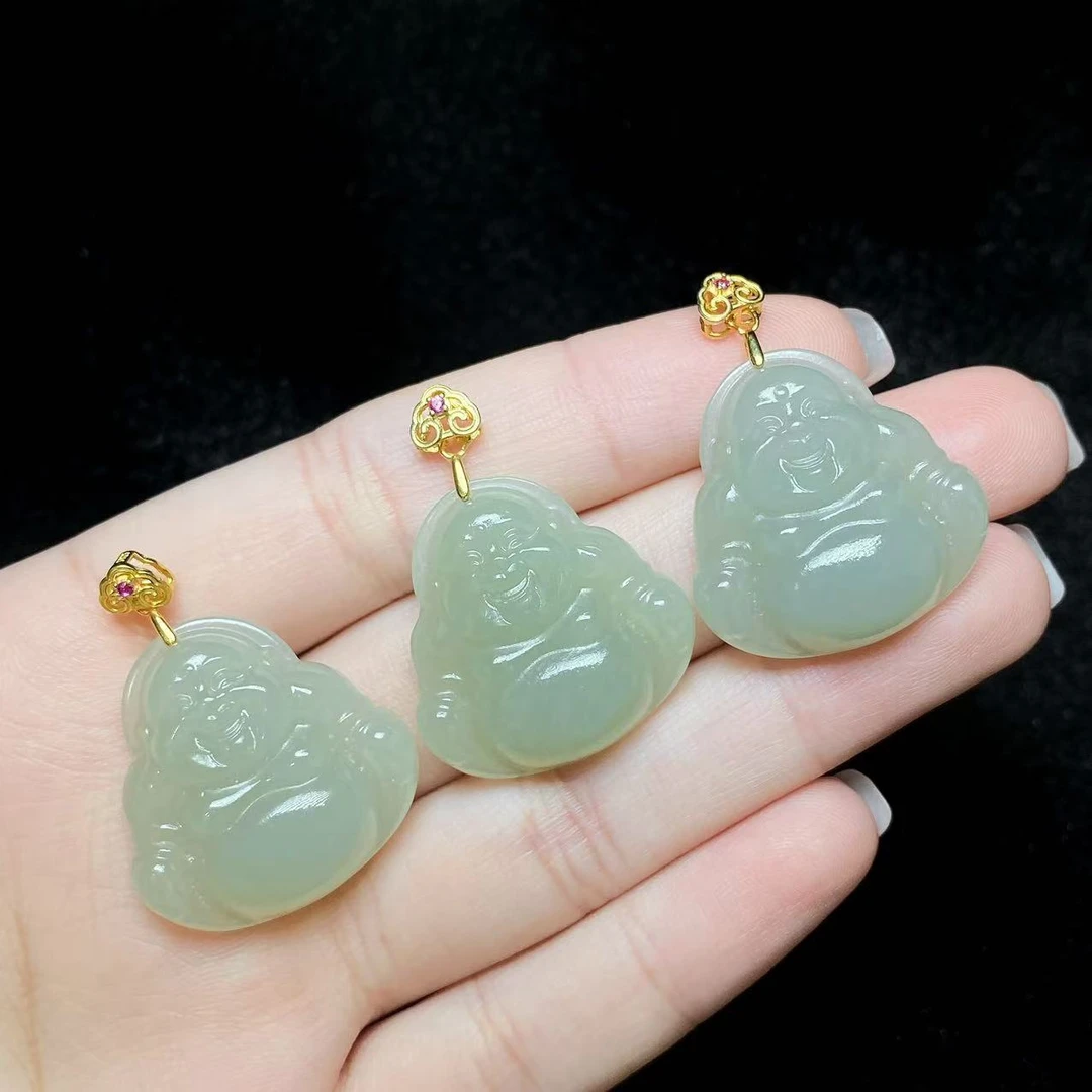 【云上叙】V7193-F-S925银和田玉吊坠多样性发一件-24×24×6mm（商城）