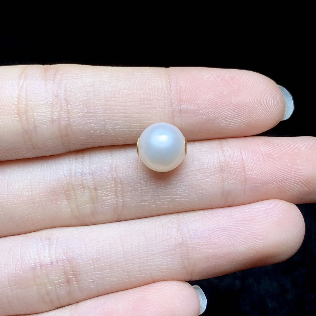 【云上好物】27 DS60372-18k金镶嵌珍珠吊坠-7mm+（JG）