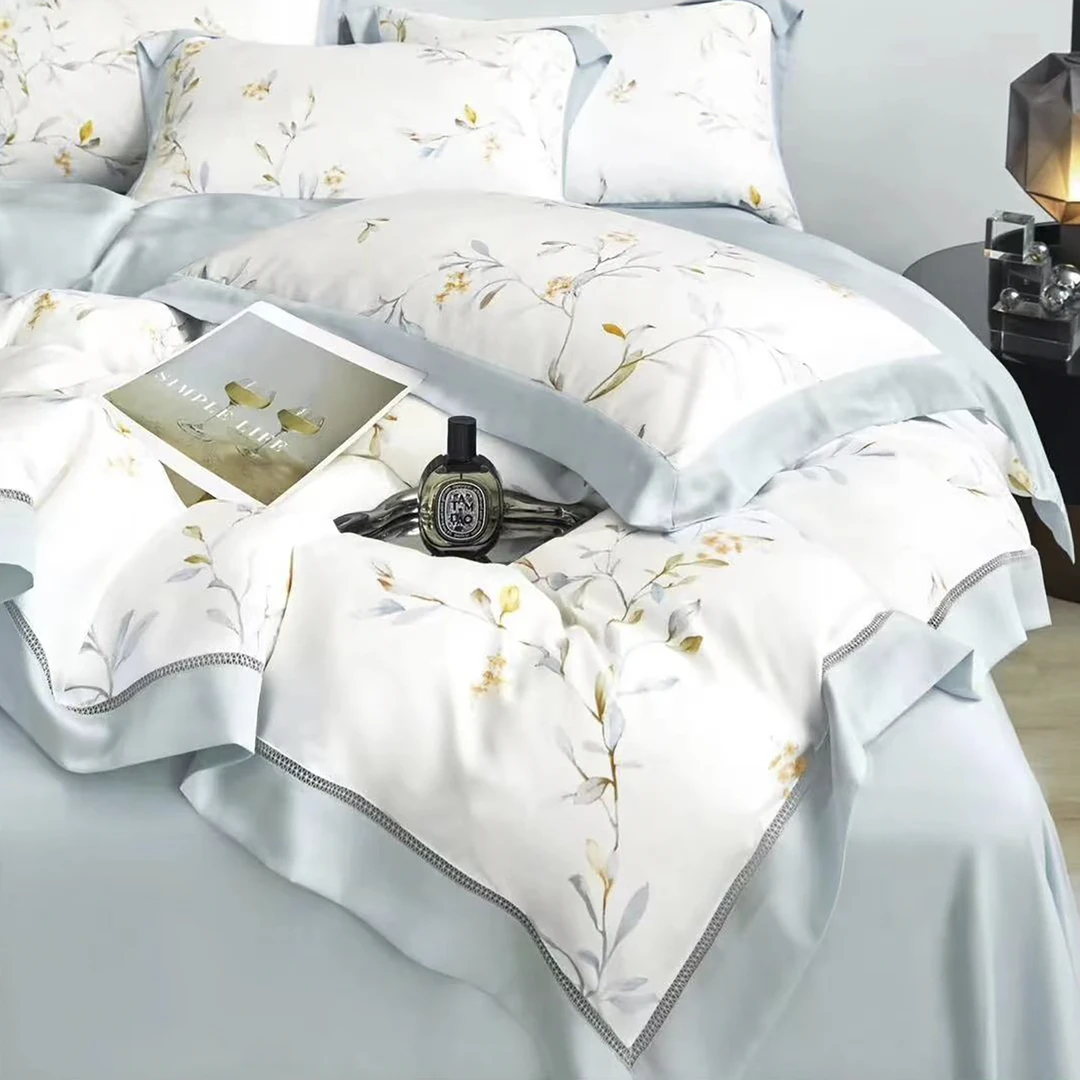 A4820 A类印花双人60s天丝夏被 清雅200*230轻奢丝滑凉感亲肤清新