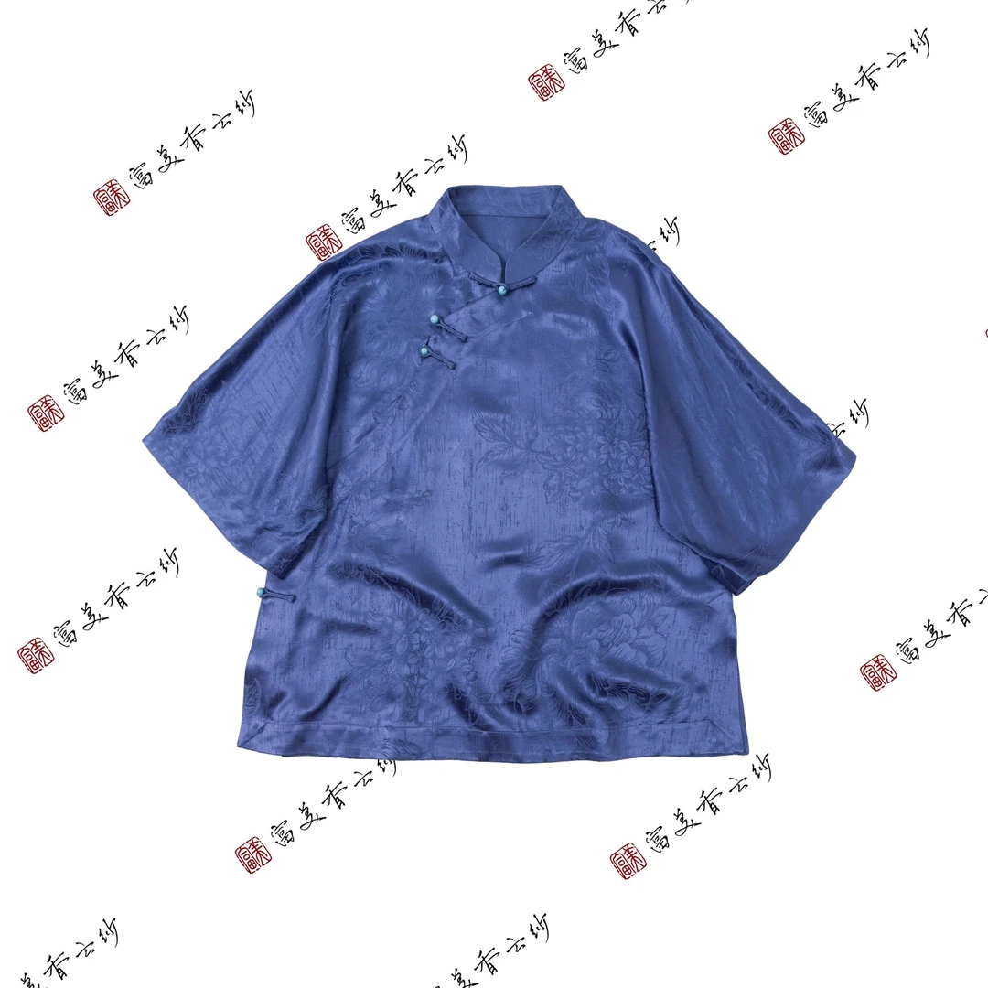 富美国风香云纱太太服F5226