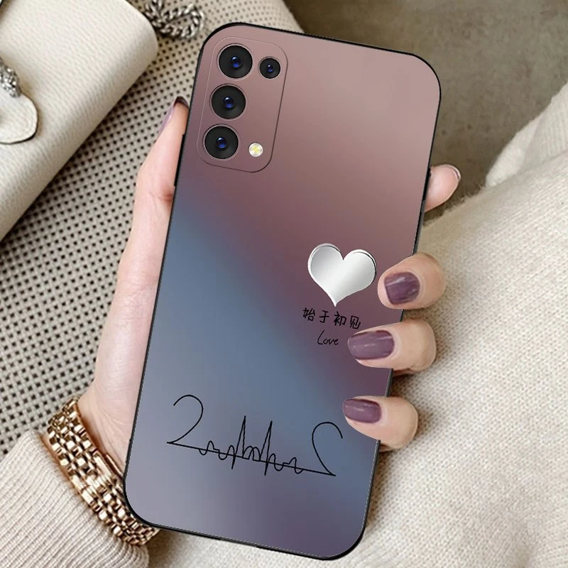 OPPOreno5手机壳Reno5k女新款全包reno5pro+磨砂防摔Reno5z保护套
