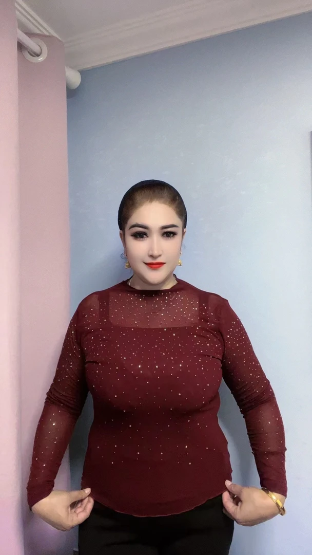 秋冬时尚白搭女款纱体体恤