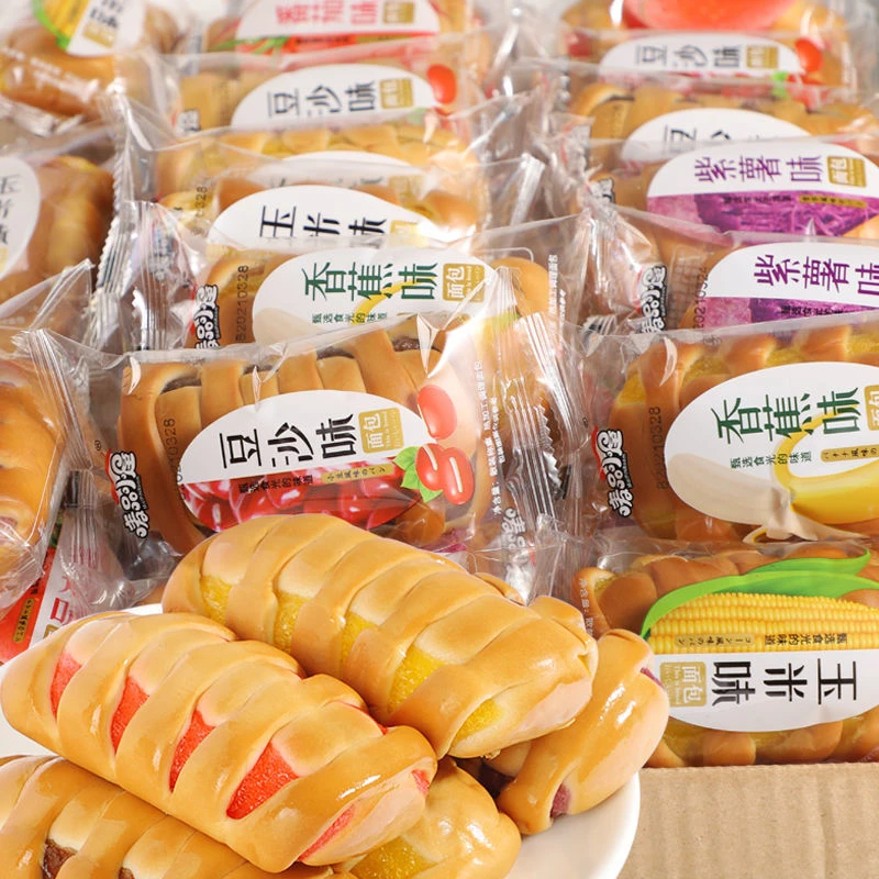 多口味营养风味夹心面包独立包装整箱软面包源头批发早餐休闲零食