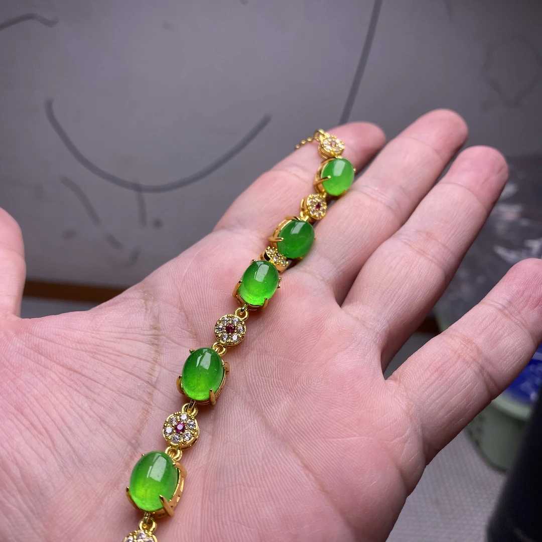 882  蛋面镶嵌手串