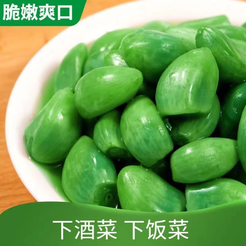 山东特色咸菜下饭菜腌制绿蒜泡大蒜泡蒜头糖蒜糖醋蒜大蒜头即食