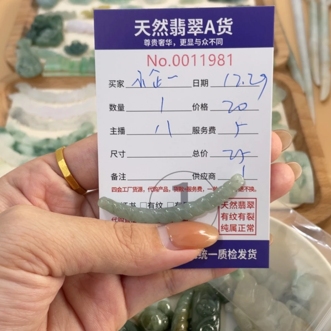 【闪购商品】翡翠颈饰未镶嵌小***～