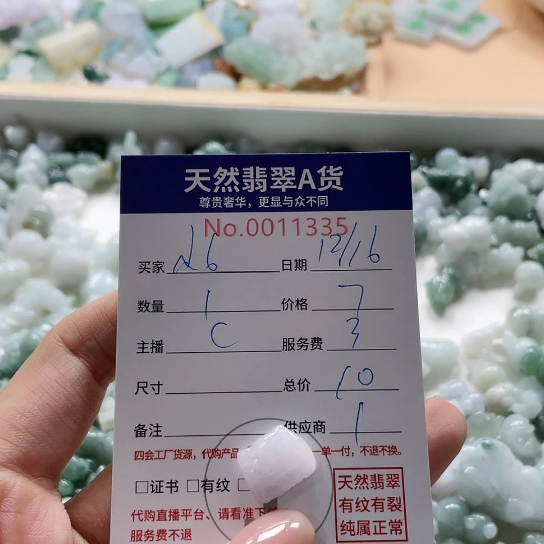 【闪购商品】翡翠颈饰未镶嵌小***?