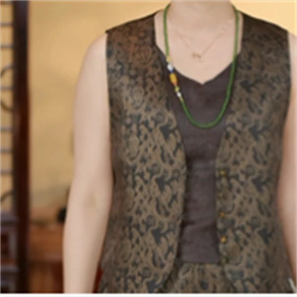 潘中式国风马甲8824