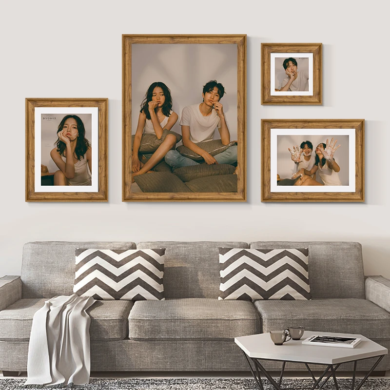 【爱有天意】30寸影楼相框组合   婚纱照相框结婚照放大挂墙洗照片