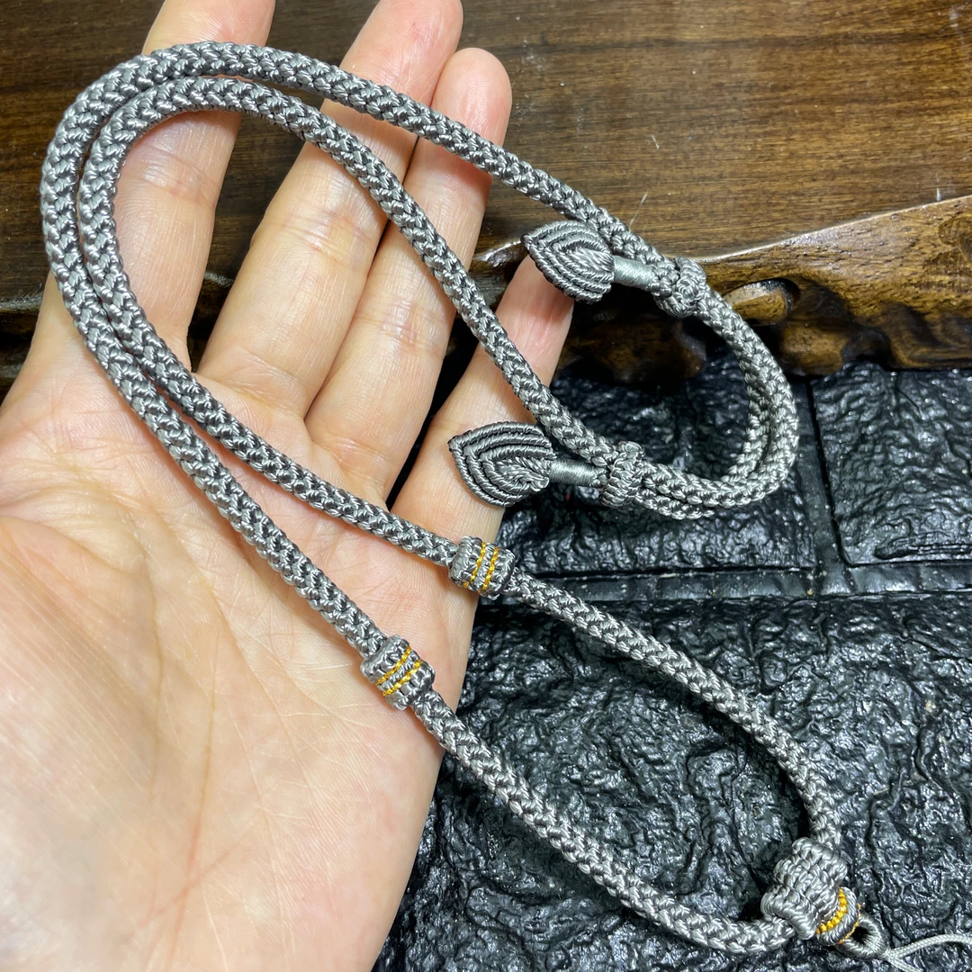 非金属布艺项链 纯手工编织高货项链绳男士可调节