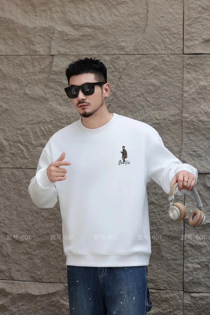 【观潮甄选$品质好货】601加绒重工刺绣潮流时尚休闲百搭情侣卫衣