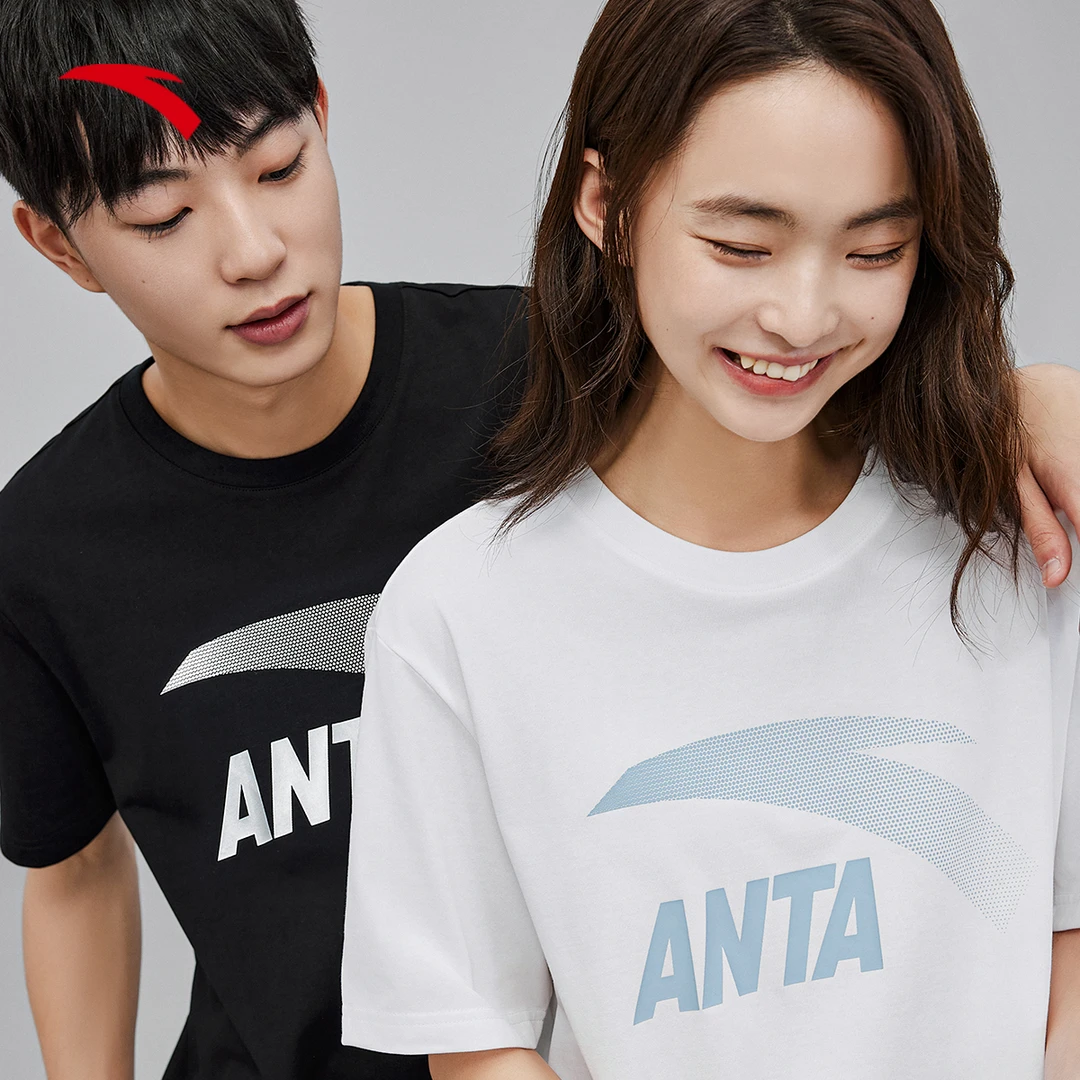 磊哥专属安踏短袖t恤男士2024夏运动运动服休闲百搭952428112-QD