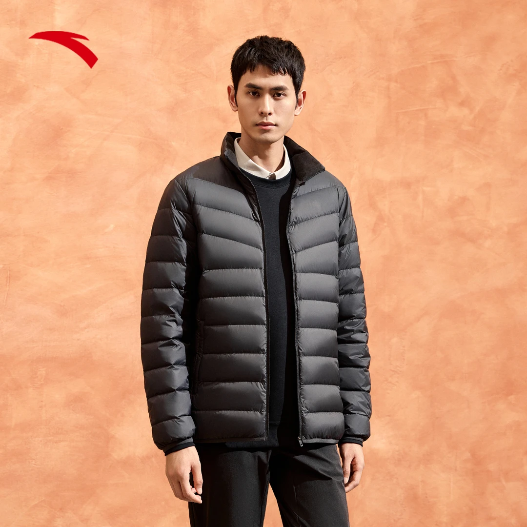 【安踏新款轻薄羽绒服】男女同款2024新款防泼水立领保暖152447921