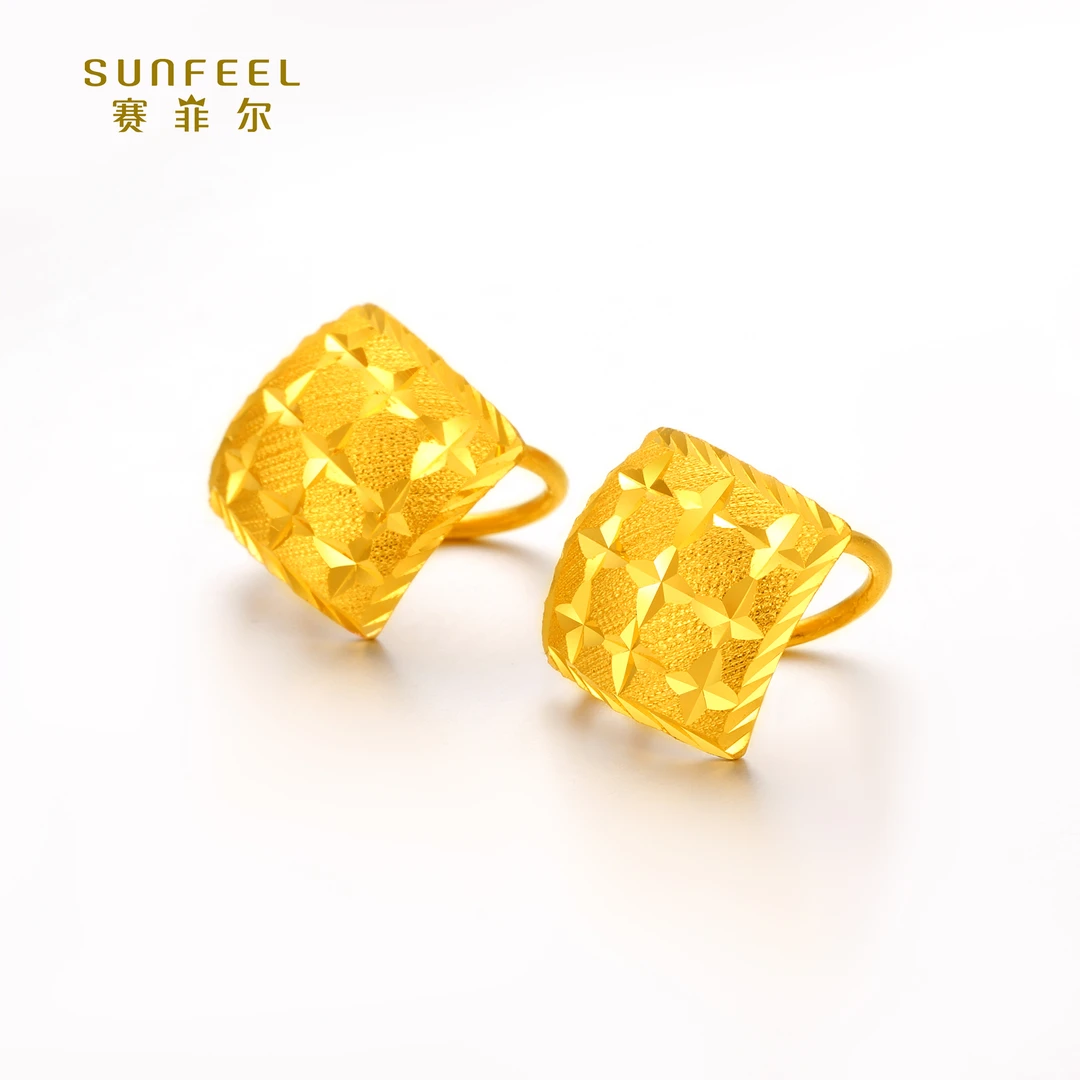 SUNFEEL/赛菲尔【三十一店】足金满天星耳钩HR010646