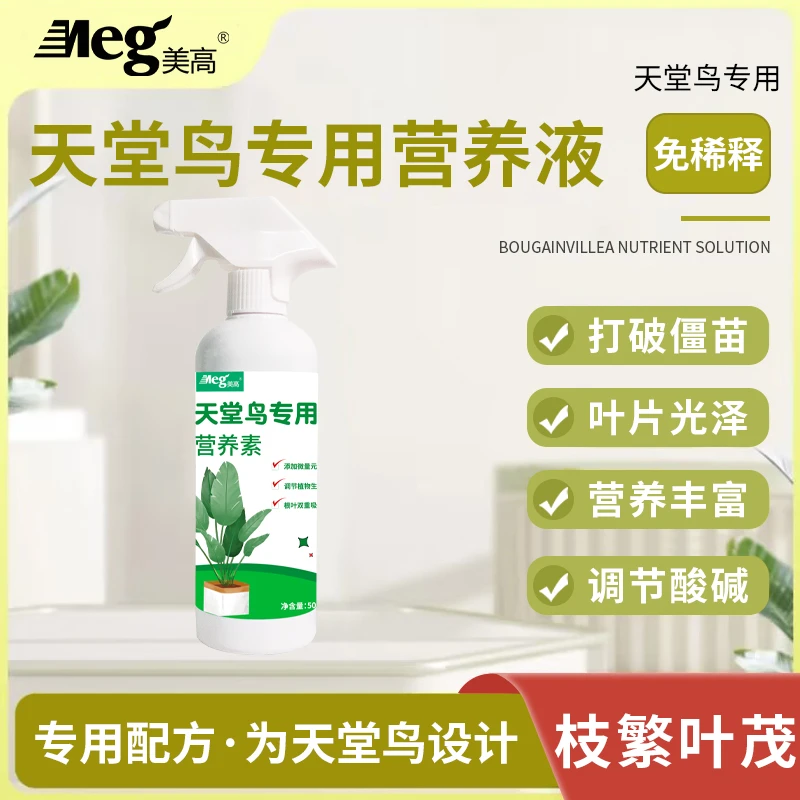 天堂鸟专用肥料营养液免稀释黄叶卷边绿植通用型盆栽室内植物家用