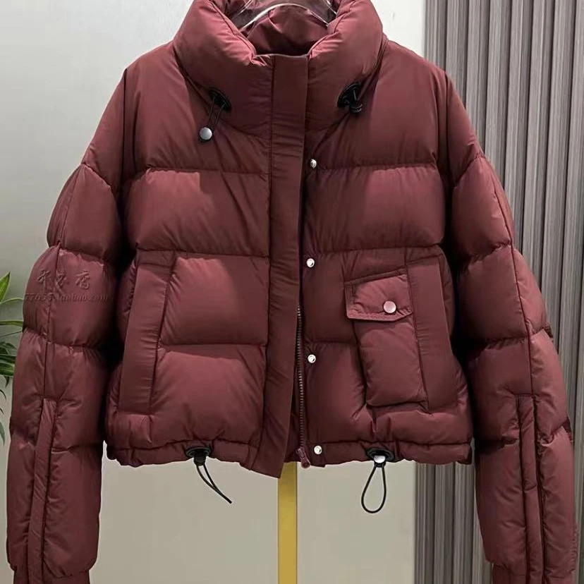 冬季新款小个子设计款连帽保暖羽绒服-3067