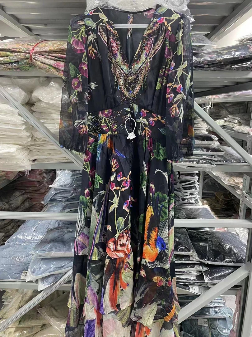 【2024-林姐真丝】重磅100桑蚕丝连衣裙Y24C9095-3