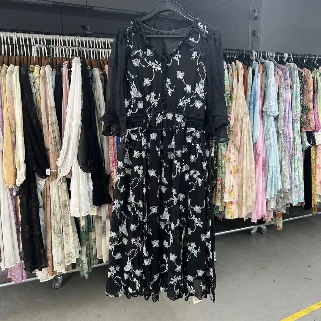 【2024-林姐真丝】顺纡桑蚕丝连衣裙24S-1137