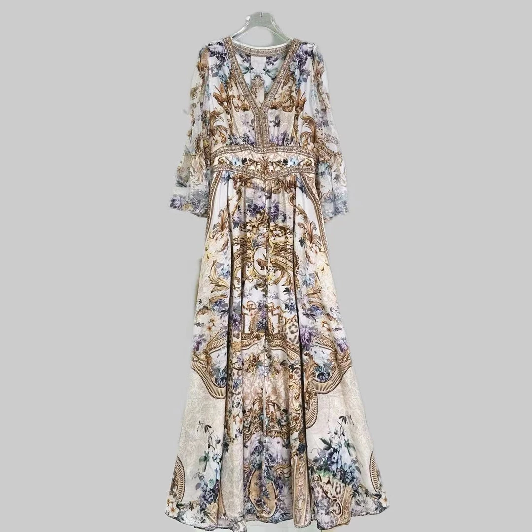 【林姐真丝-高端系列】重磅真丝女装连衣裙HF24309