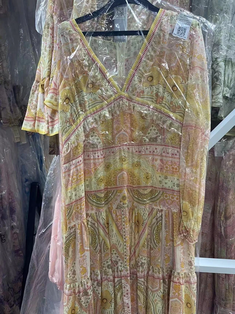 【2024-林姐真丝】重磅100桑蚕丝连衣裙Y24-198839-1