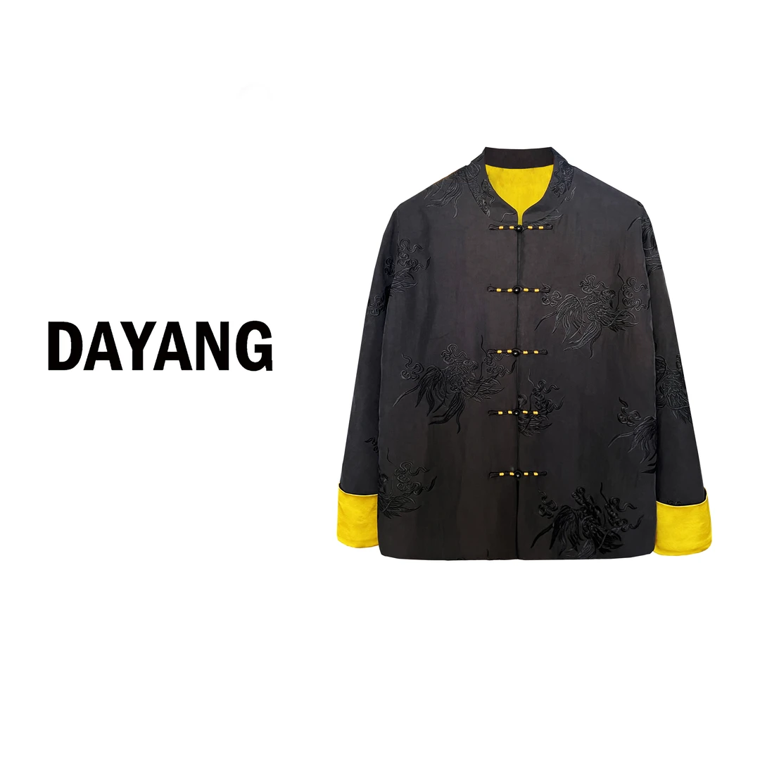 【DAYANG】量感廓形系列 工笔立领新中式上衣外套