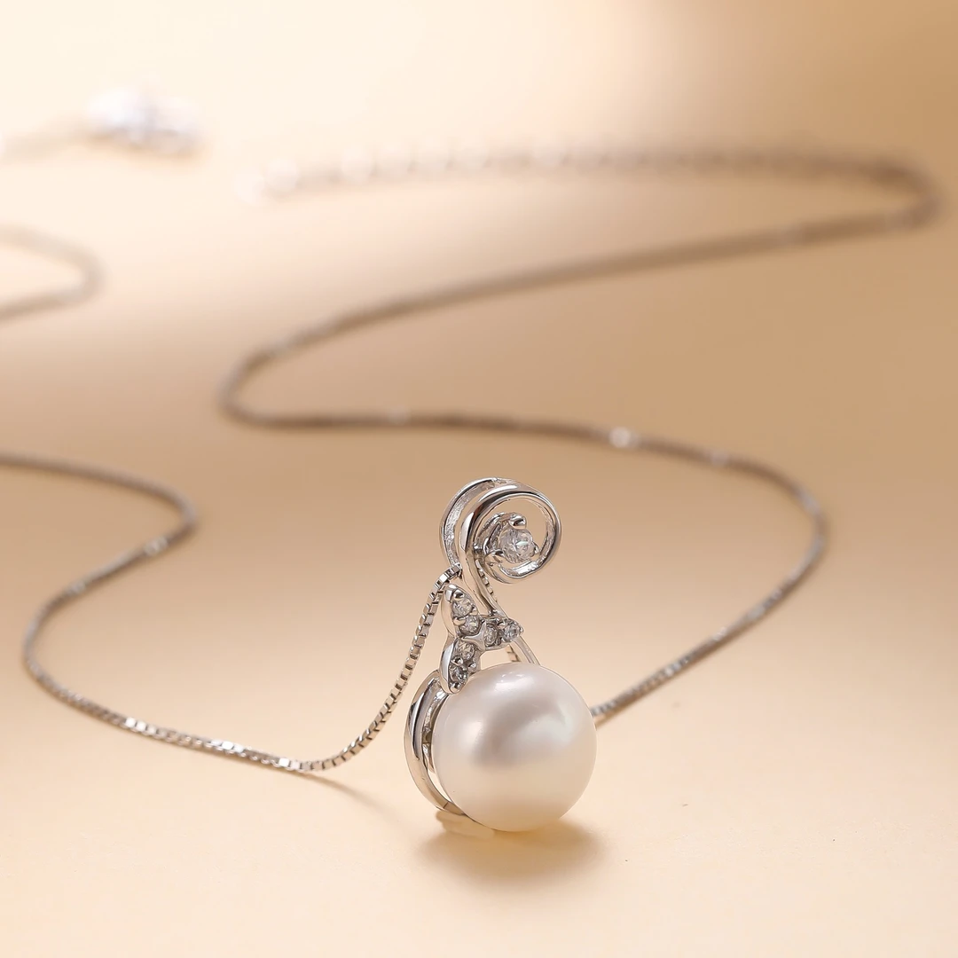 （桃）简约时尚珍珠项链（多样性发货）