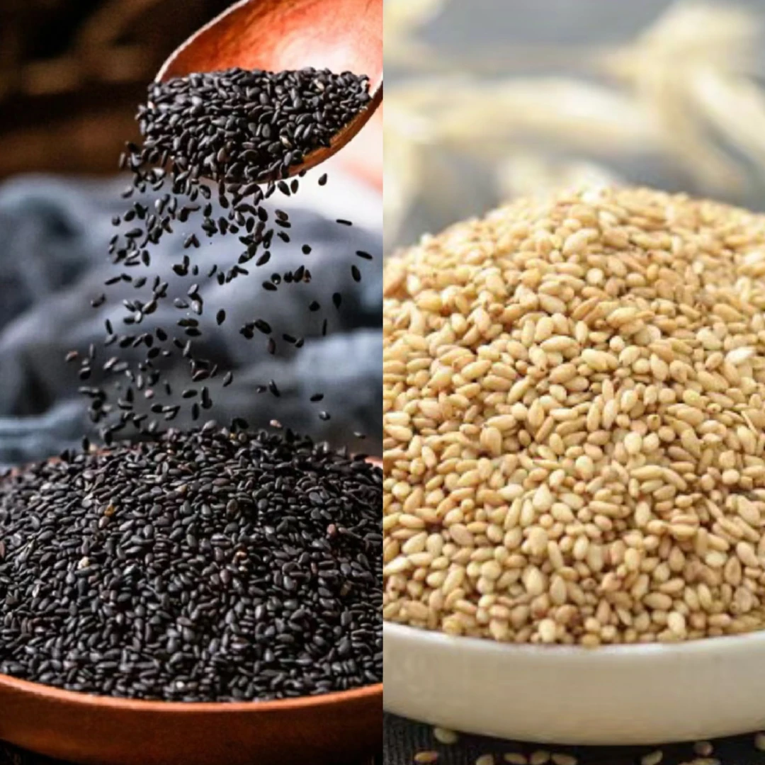 窑背小粮【陕北晓儿】生白芝麻  生黑芝麻 2斤装（包邮）