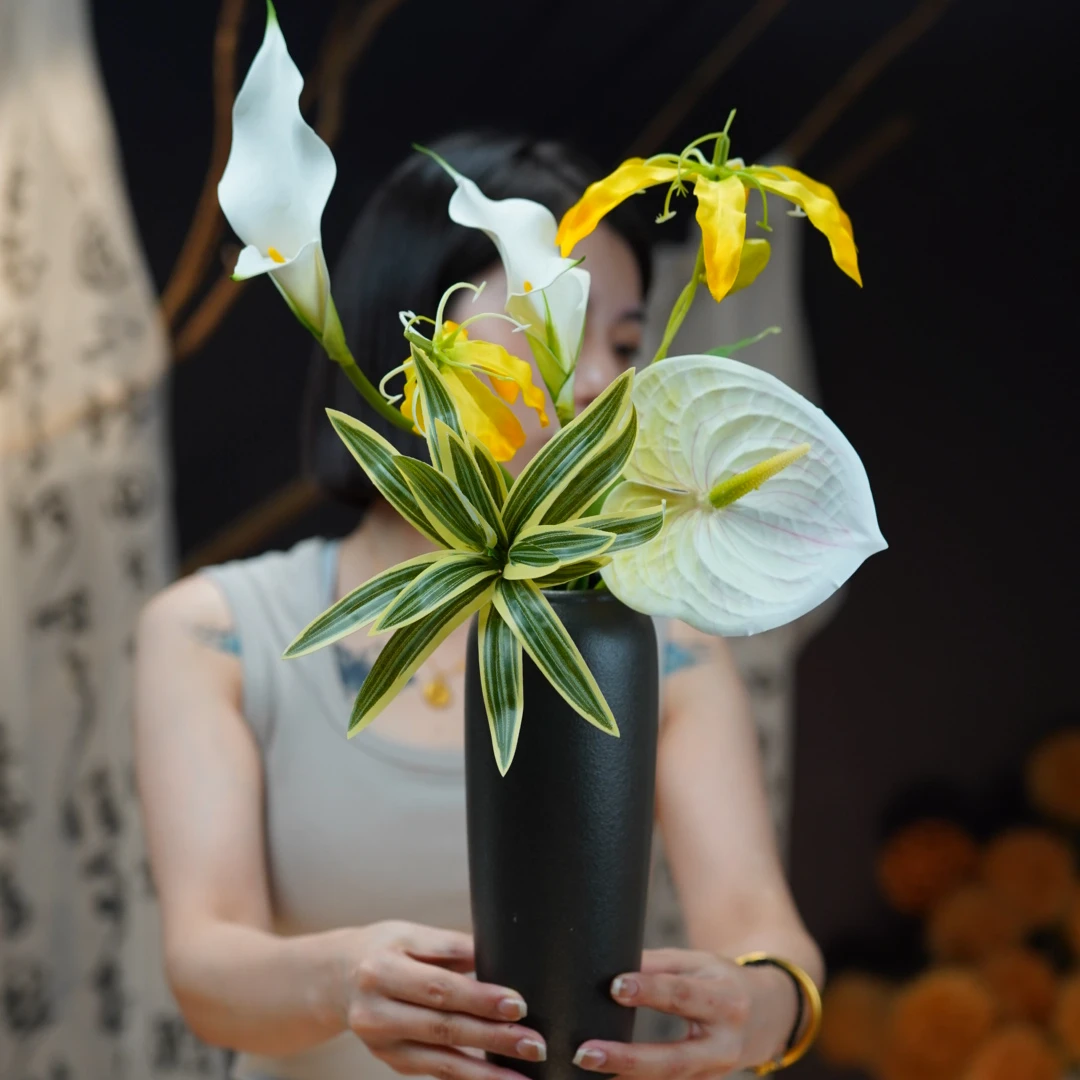 【慕野】花野 原创A类仿真花家装逼真假花高级感客厅摆件餐桌装饰
