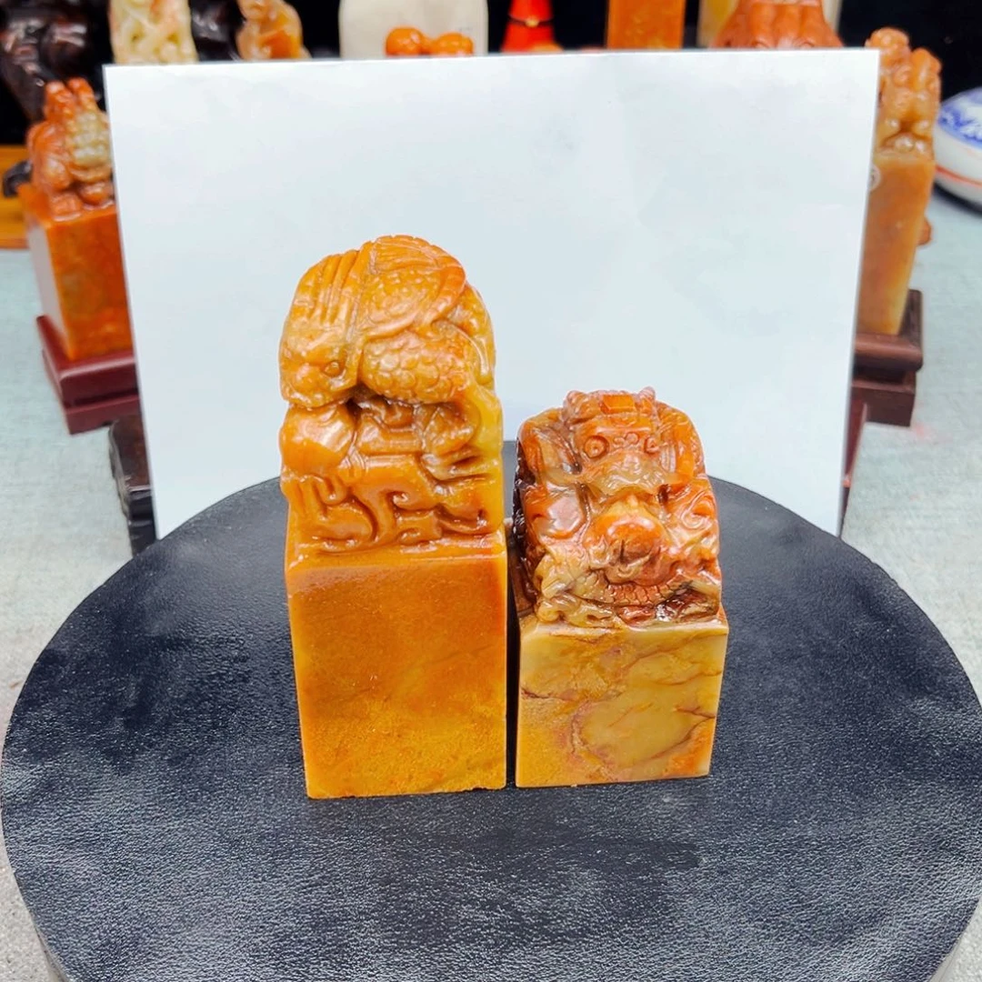 寿山石捡漏瑕疵品4*4