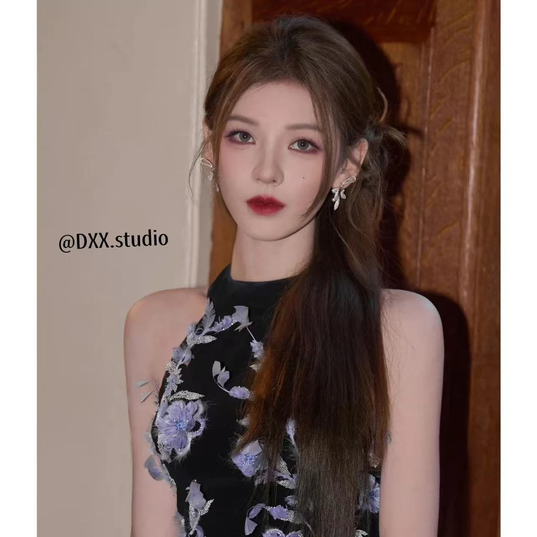 铜合金锆石耳饰 小众设计百搭ins耳饰51139