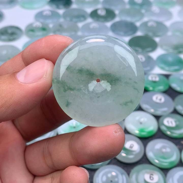 翡翠未镶嵌颈饰缅甸天然A货翡翠41-6.3