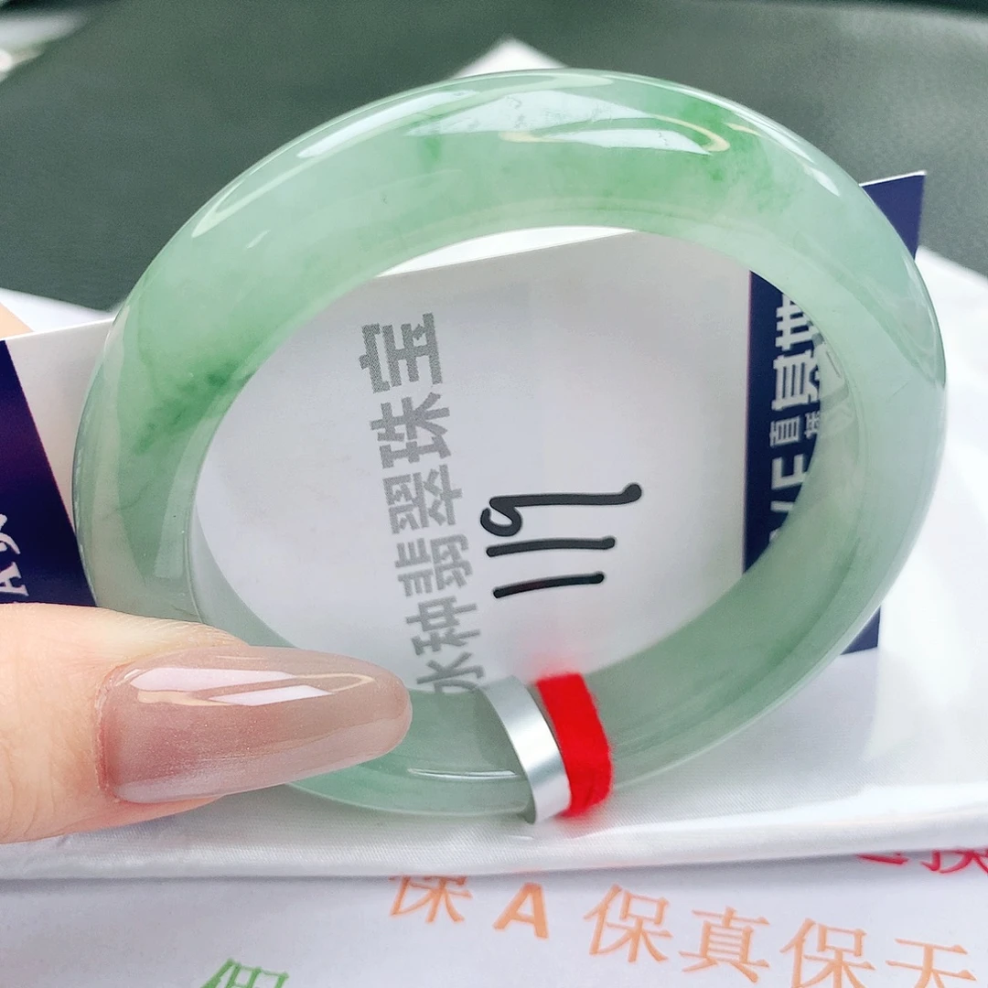 翡翠未镶嵌手镯缅甸天然a货翡翠