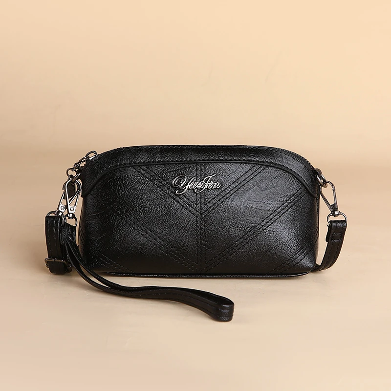 包包女2025新款百搭中年妈妈手拿包包女士正品时尚手机零钱包