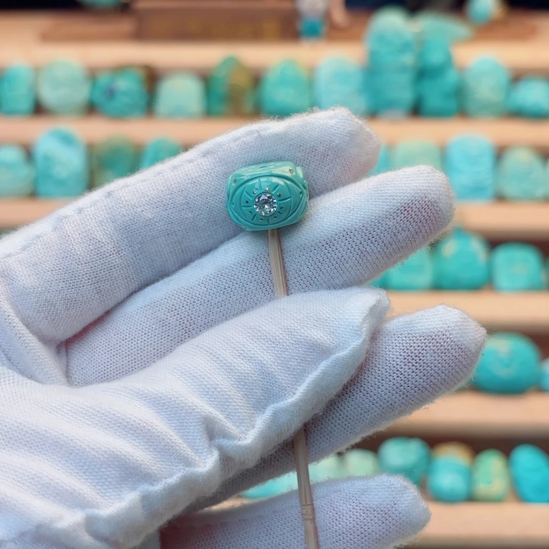 绿松石未镶嵌配饰