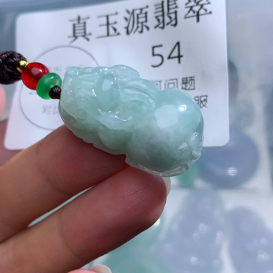 翡翠未镶嵌颈饰54