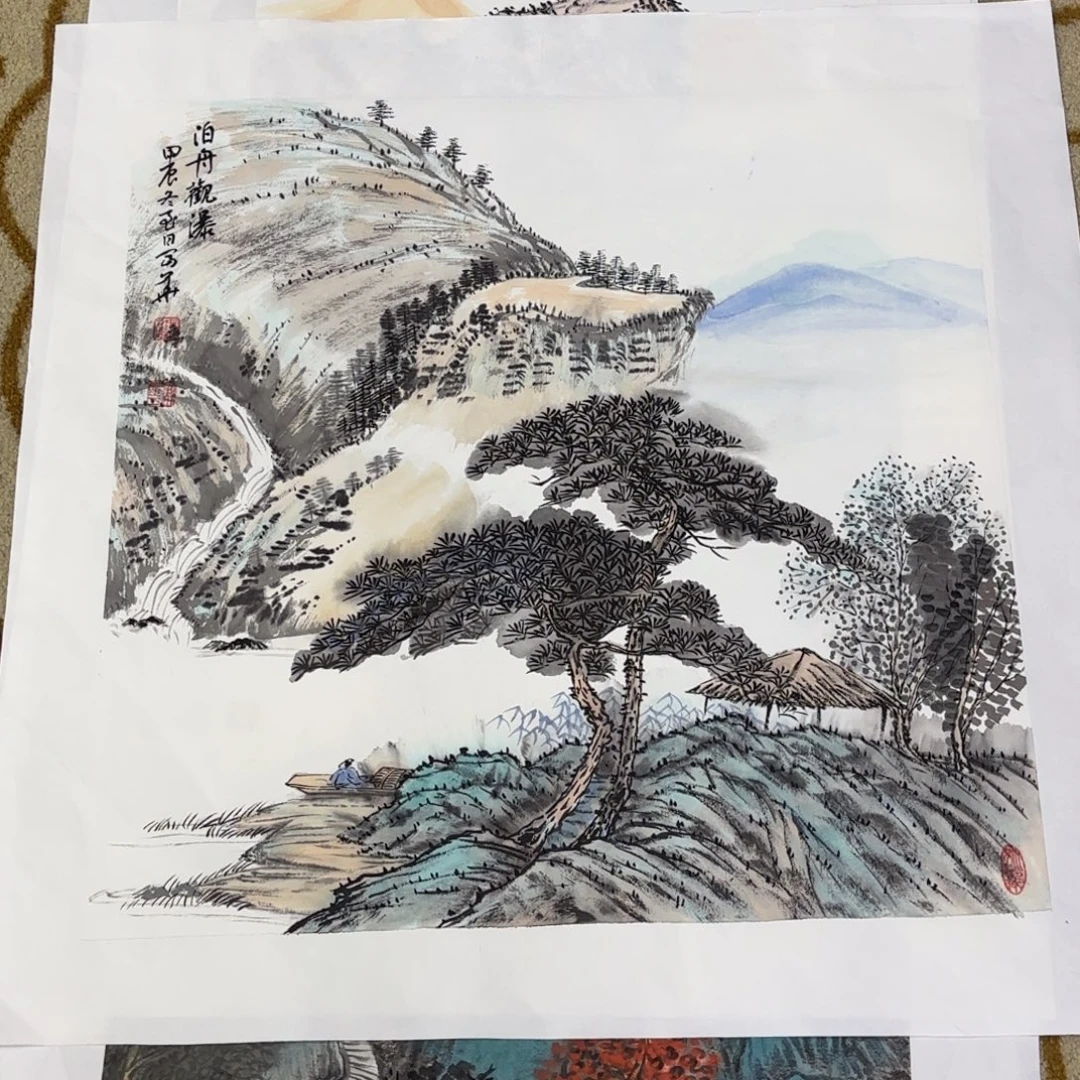 国画国画作品老师刘