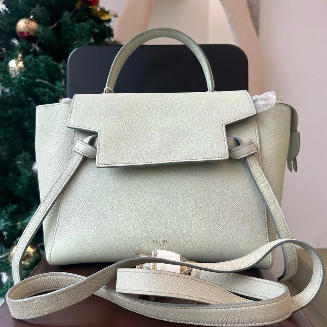 95新 Celine/思琳 CELINE /荔枝牛皮/单肩包